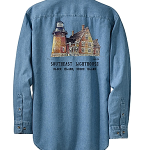 Port & Co Long Sleeve Value Denim Shirt. SP10